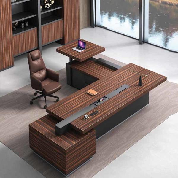 Офисный стол генерального директора меламина письменного стола толщины 50мм исполнительный современный