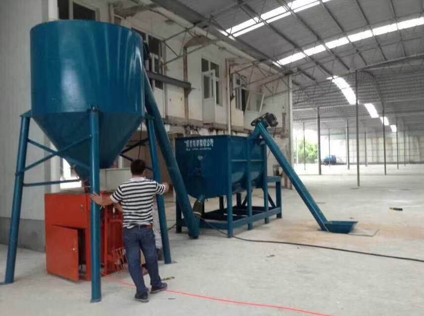 Simple Type Dry Powder Mortar Mixing Machine Production Line for Dry Mortar Devices