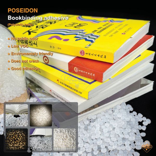 Solvent free Bookbinding Hot Melt Adhesive Polyolefin White Granule Hot Melt Glue