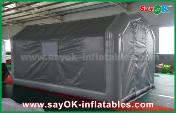 10 x 5m Gray Custom Inflatable Products PVC Inflatable Spray Booth For Car Spraying