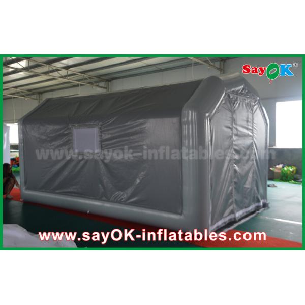 10 x 5m Gray Custom Inflatable Products PVC Inflatable Spray Booth For Car Spraying