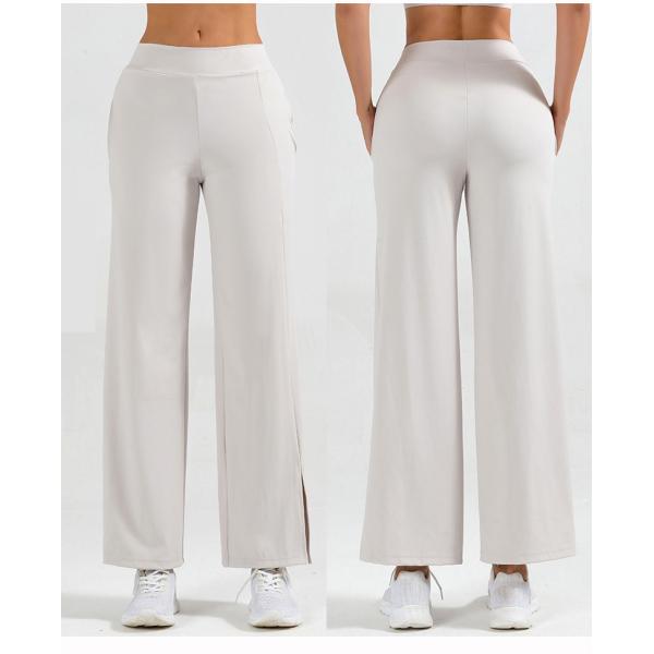 Pantalon de yoga de fusée pour des femmes avec le logo fait sur commande de poches