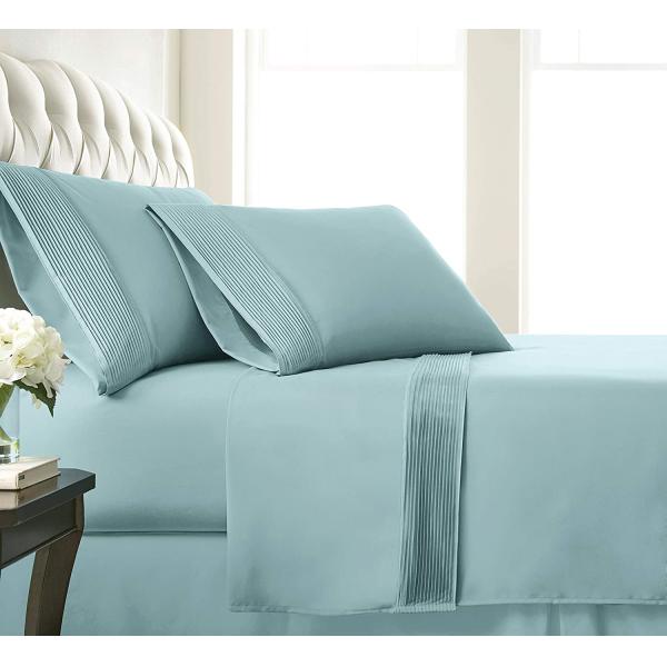 Минималистический сложенный микроволокно полиэстер хлопок гостиничный бытовой четырехкомпонентный постельный белье набор