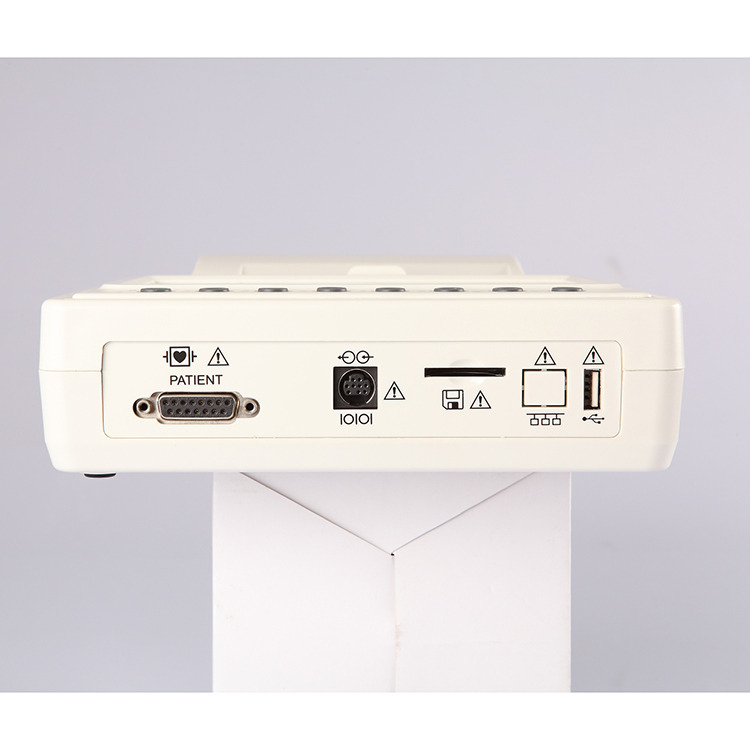 Medical ecg machine 12 Channel lead metal ecg machine portable ekg 6 electrocardiograph stress ecg machine