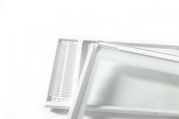 Adjustable Corrosion Resistance 4mm Fridge Glass Shelves