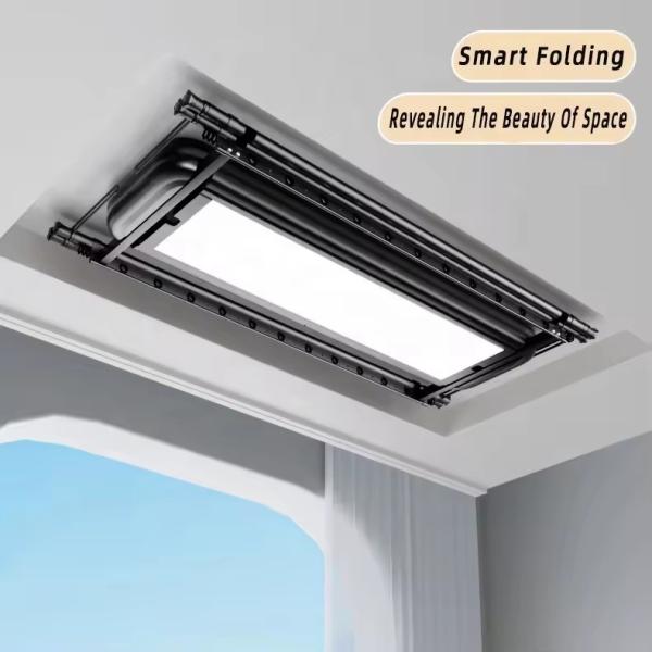 Steel Tube Stand Laundry Clothes Folding Hangers Electric Drying Rack