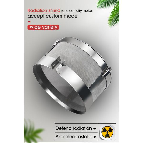 SS304 Silver Color Smart Meter Guard EMF Shield Cover RF Radiation Shield