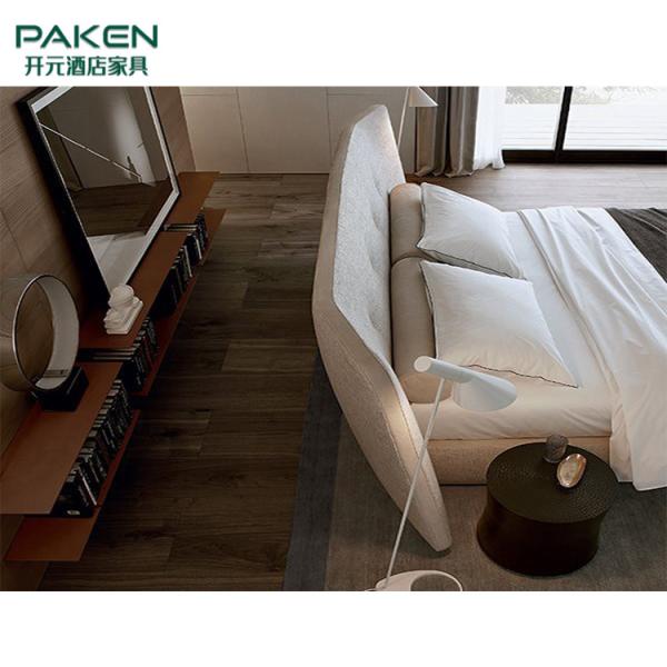 Кровать стиля популярного дизайна сжатая подгонять современную мебель спальни мебели виллы