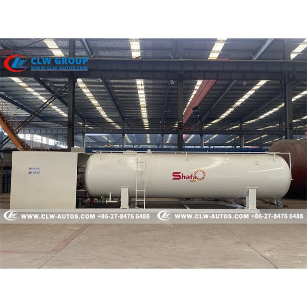 20cbm 10T LPG Skid Station With Cylinder Filling Scales And Flow Meter