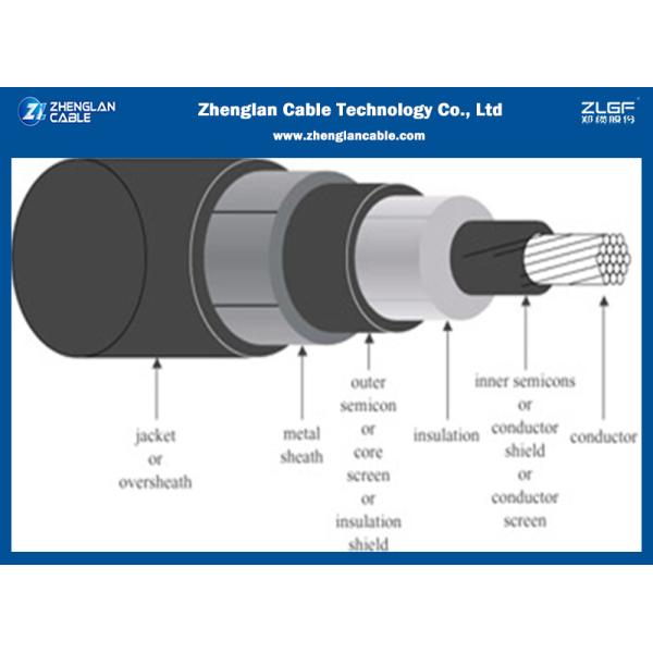 11kv Single Core MV STA Armoured/Unarmoured Underground Aluminum Cable 1x95sqmm