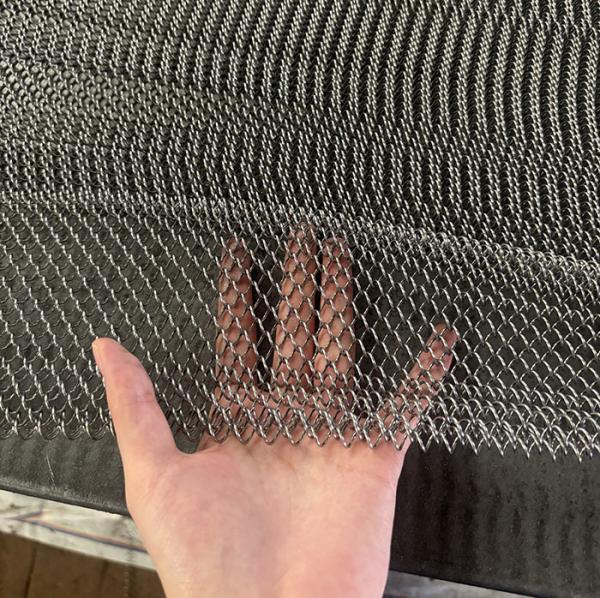 Custom Aluminum Stainless Steel Chain Link Mesh 1mm-1.5mm Diameter