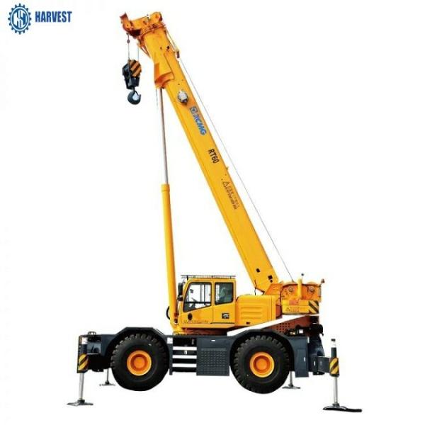 60 grue de camion de boom de Ton Max Lifting Height 58.1m RT60 35km/H
