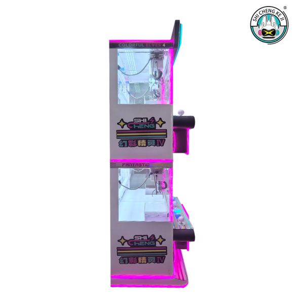 Double Crane Coin Operated Pink Catch Stuffed Toy Machine Toy Claw Crane Game Machine