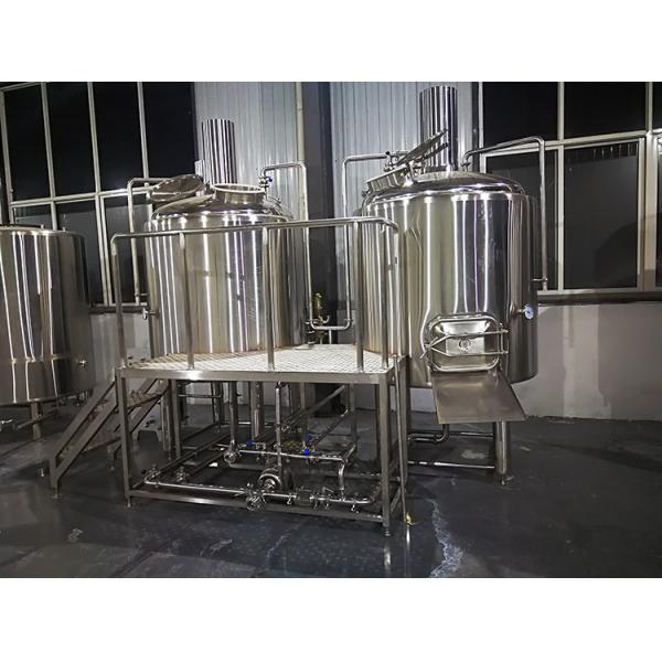 500 L Beer Brewing Equipment , Microbrewery Equipment With Two Vessels