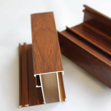 Customized Heat Transfer Powder Coating , Powder Coat Wood Grain Finish