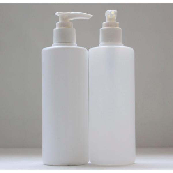 Empty Plastic Liquid PET Plastic Bottles 300ml White HDPE Straight Round Gel Oil