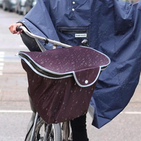 Rain Cover Bike Basket Cover Nylon Cloth Waterproof Dust Proof Prevent Snow