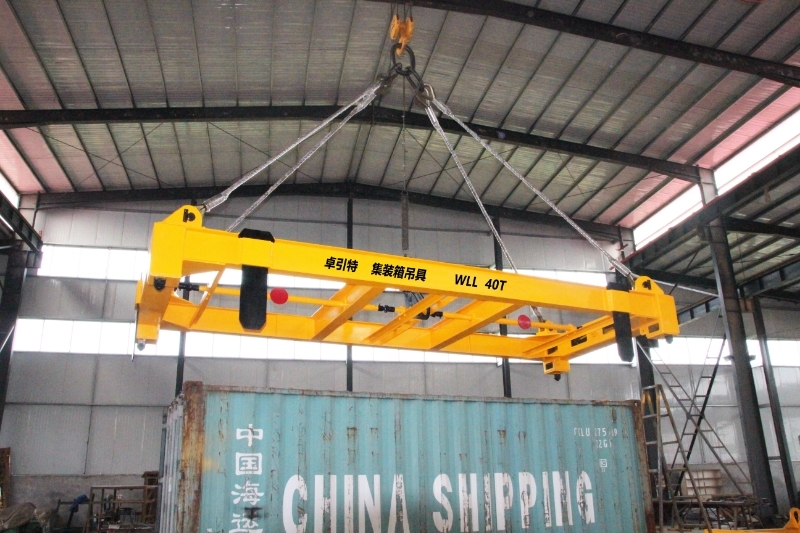 Heavy Duty Lifting Frame for ISO Containers Semi-automatic Container Spreader 20ft 40ft ISO Lifting Frame