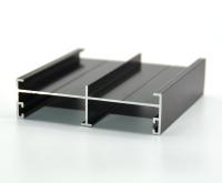Slot Alloy Extrusion Profiles , Sand Balst Aluminum Door Frame Extrusions