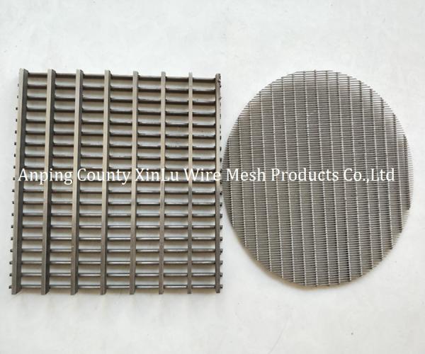 Customizable Wire Wrapped Sceen Panel 0.4-3m Width 1m Length 3.0x10mm Support Wire