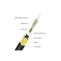 Single Mode ADSS Fiber Optic Cable 12 Core G652D Fiber Cable 100m Span