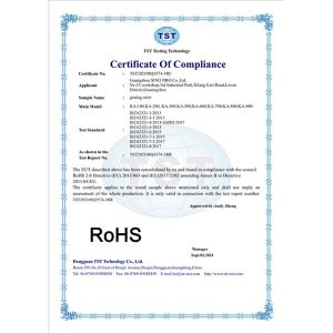 Guangzhou Sino International  Trade Co.,Ltd Certifications