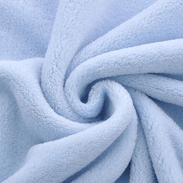 Luxury Blue 30x40 Heavy Plush Throw Blanket Thick Flannel Fleece Baby For Baby Cot