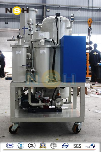 380V Vacuum Lube Oil Purification System / Waste Lubricant Oil Recycling Plant