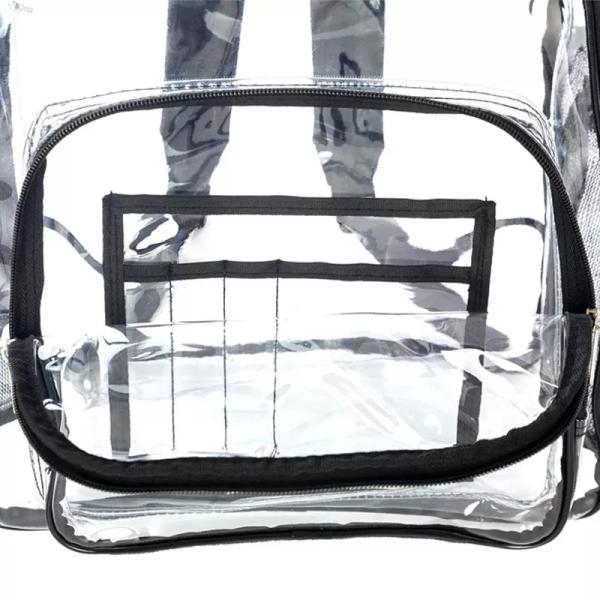Прозрачный ясный рюкзак дела PVC случайный складной для перемещения
