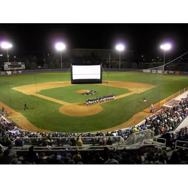 0.55 mm Inflatable Outdoor Projector Movie Screen , Jumbo Inflatable Projector Screen