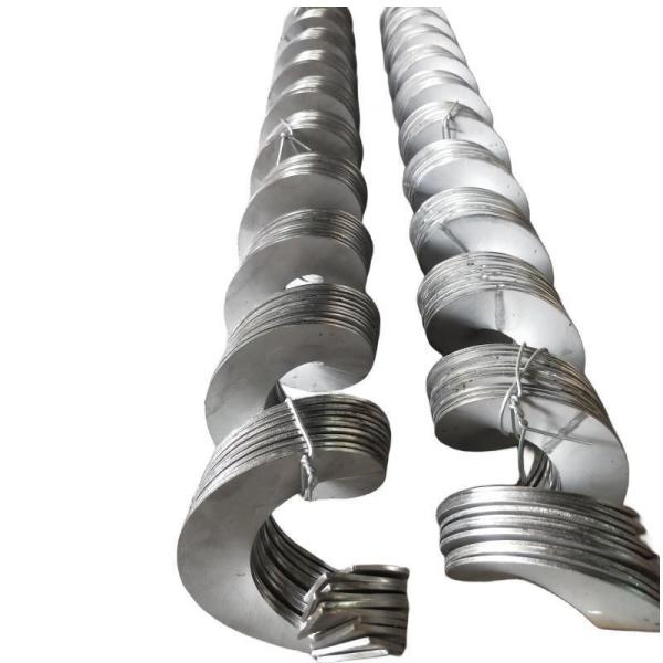 Customizable Stainless Steel SS304/SS316L Heat Resistant Auger Screw Spiral Blade for Chemical Industry