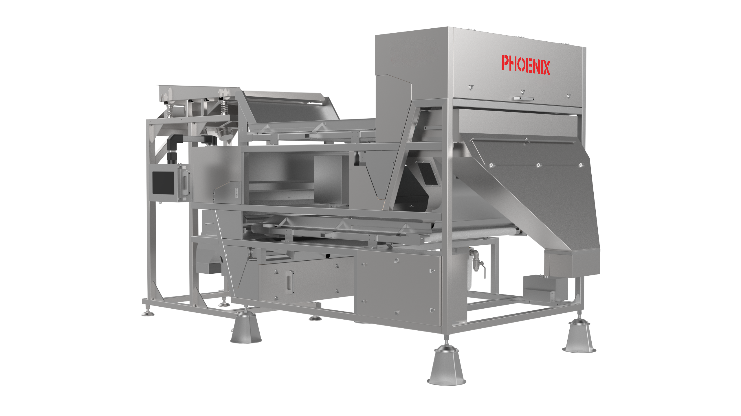 Precise Automatic Color Sorting Machine AI Powered 220V Colour Separator