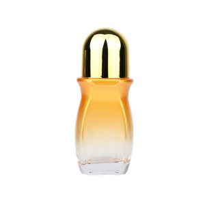 50 мл большие бутылки с роликовыми шарами Прозрачное стекло для очистки от утечек Бутылка с эфирным маслом с пластиковыми роликовыми шарами для переполнения парфюмерии