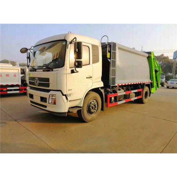 Dongfeng Cummins Engine Garbage Collection Truck Heavy Duty 12cbm - 14cbm