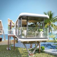 Prefabricated Construction Small Capsule House With Fuqian Metal Container Capsule Hotel