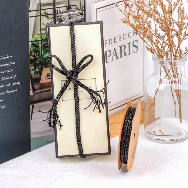 2023 Supply Gift Wrapping Support 7 Days Sample Order Lead Time Woven Herringbone Ribbon