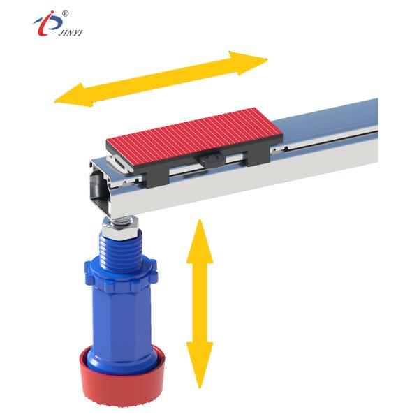 Zinc Plated Galvanized 185mm Height 90x90cm Shower Tray Support Legs