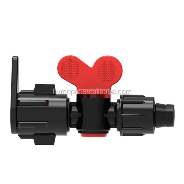 White Grey Standard DIN Manufacture 16mm 20mm Male Thread Irrigation Mini Plastic Valve