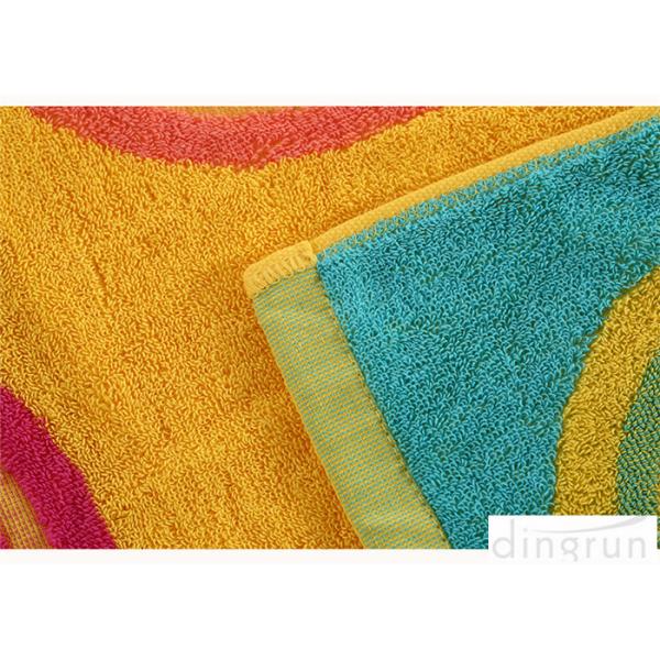 Woven Dye Yarn Organic Cotton Bath Towels Colorful OEM Available