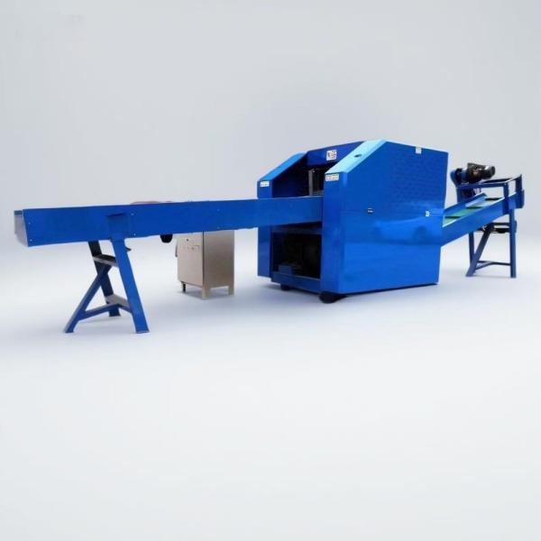 Plastic waste cutting and recycling production line