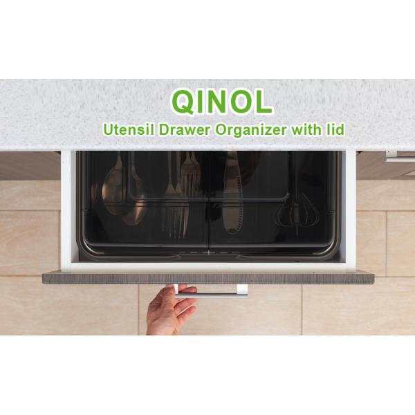 Оптимизируйте свой кухонный ящик с помощью поддонов и портативных столовых принадлежностей