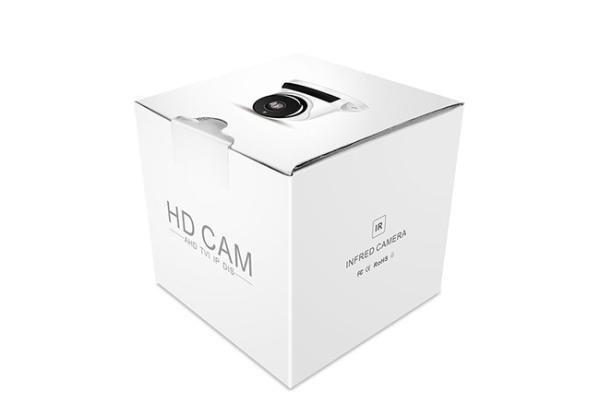 Small Outdoor IP Security Camera 2mp White Balance With Onvif Protocol
