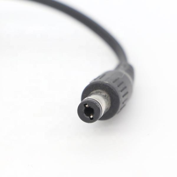 Jack de cañón de entrada de corriente continua 2.1x5.5mm Hombre Hembra para abrir Pigtail DC cable de alimentación