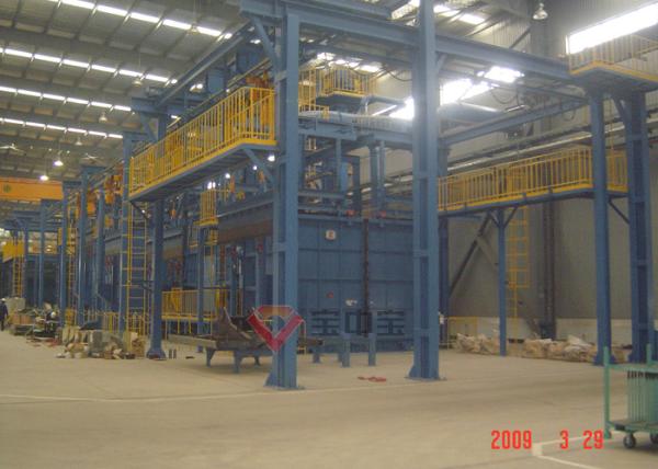 Cabine da pintura da maquinaria pesada com linha de pintura automática do sistema Industral da corrente da entrega