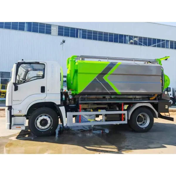 Isuzu 10000 Liters Sewage Vacuum Trucks