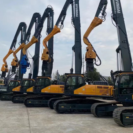 Marteau de vibro de 905 KN pour la terre dure rectifiée empilage des projets de construction