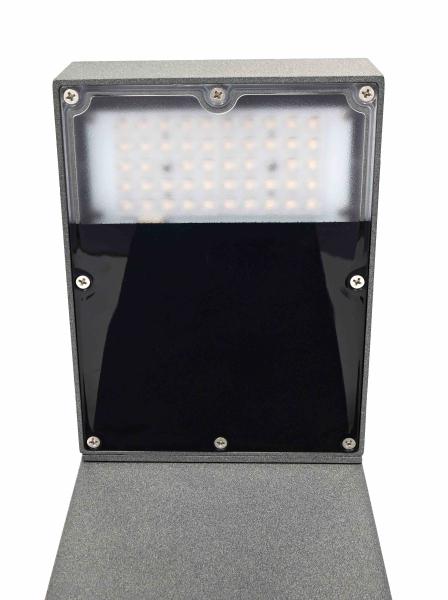 Courtyard High Pole LED Bollard Light Aluminum Outdoor Waterproof IP65 100lm/w