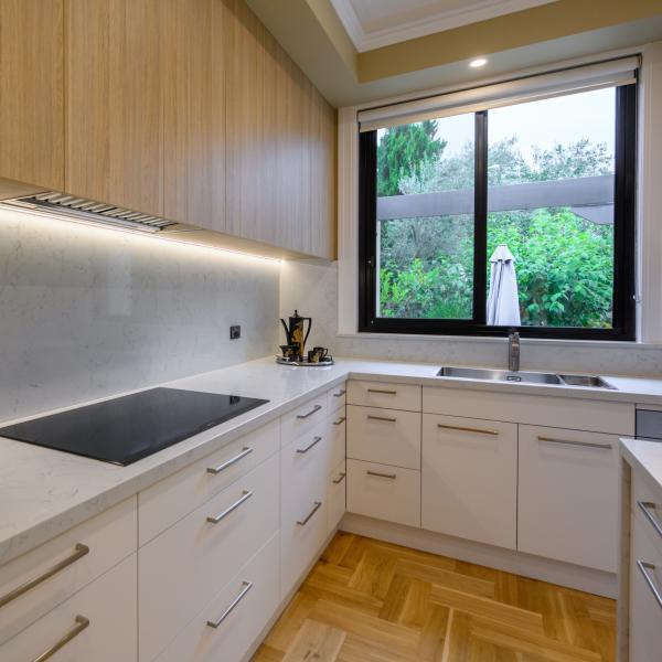 Grain Kitchen Cabinets Island White Melamine  Modern Wood Kitchen Cabinets