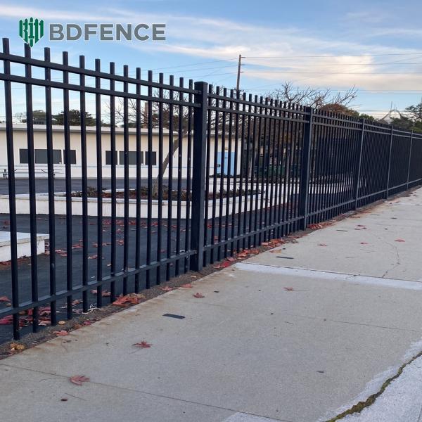 Anti-Corrosion Tubular Steel Fence Saltwater Resistant