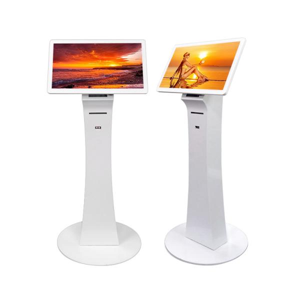 21.5'' floor standing WIFI Multi Touch mini totem All In One PC LCD Kiosk With Printer